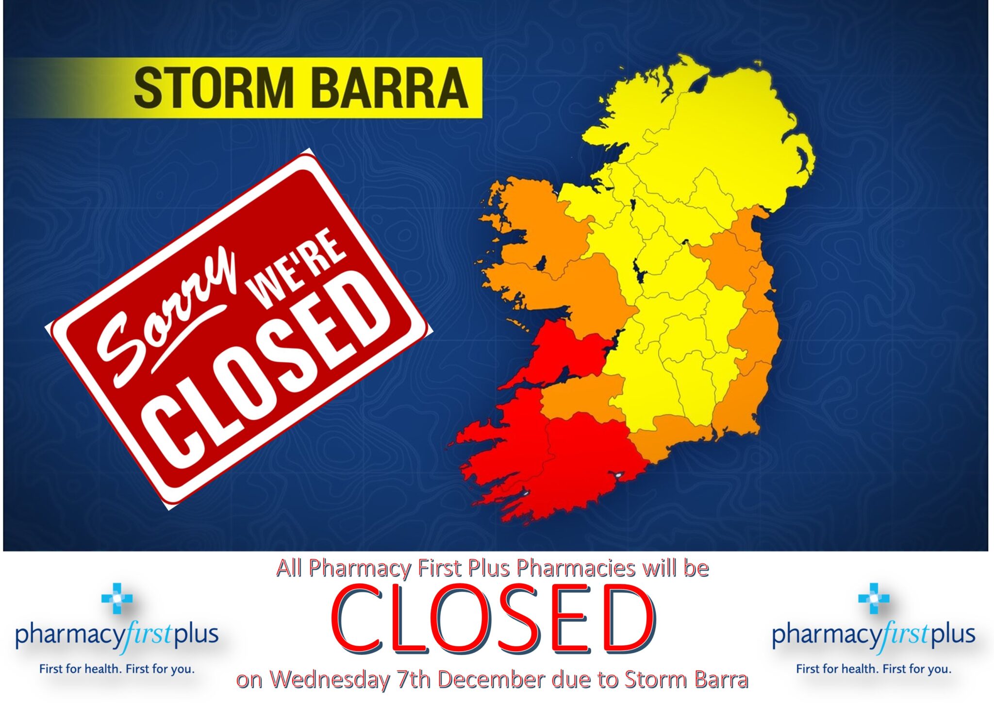 closed-storm-barra-pharmacy-first-plus